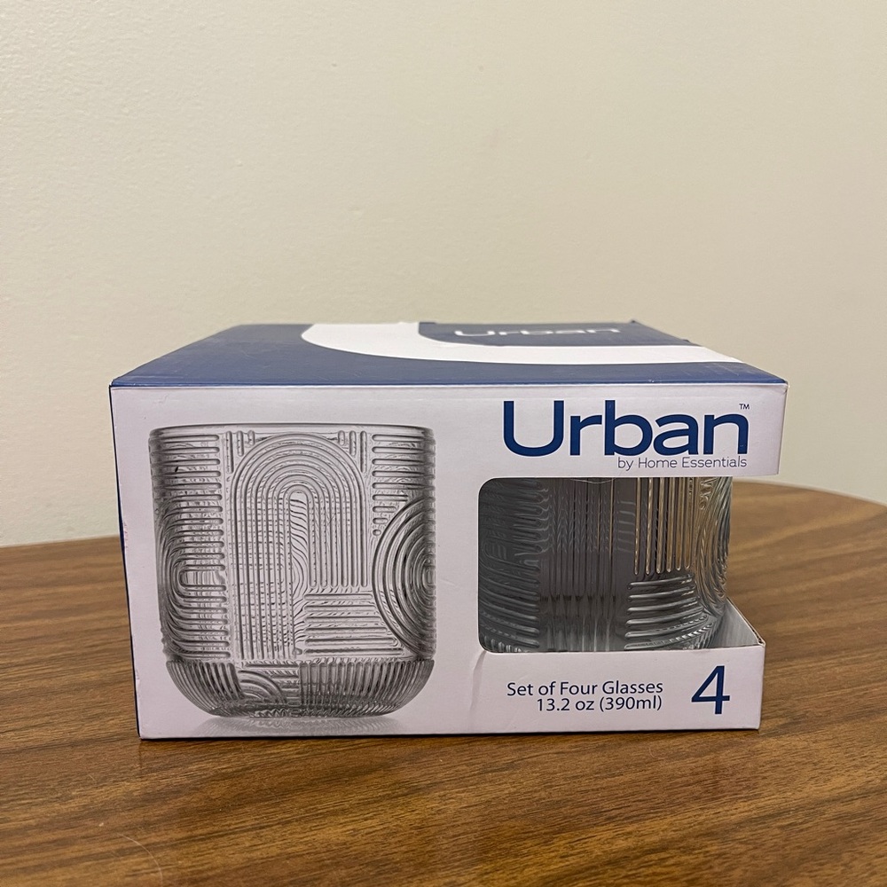 NEW IN BOX Urban By Home Essentials Decorative Glassware